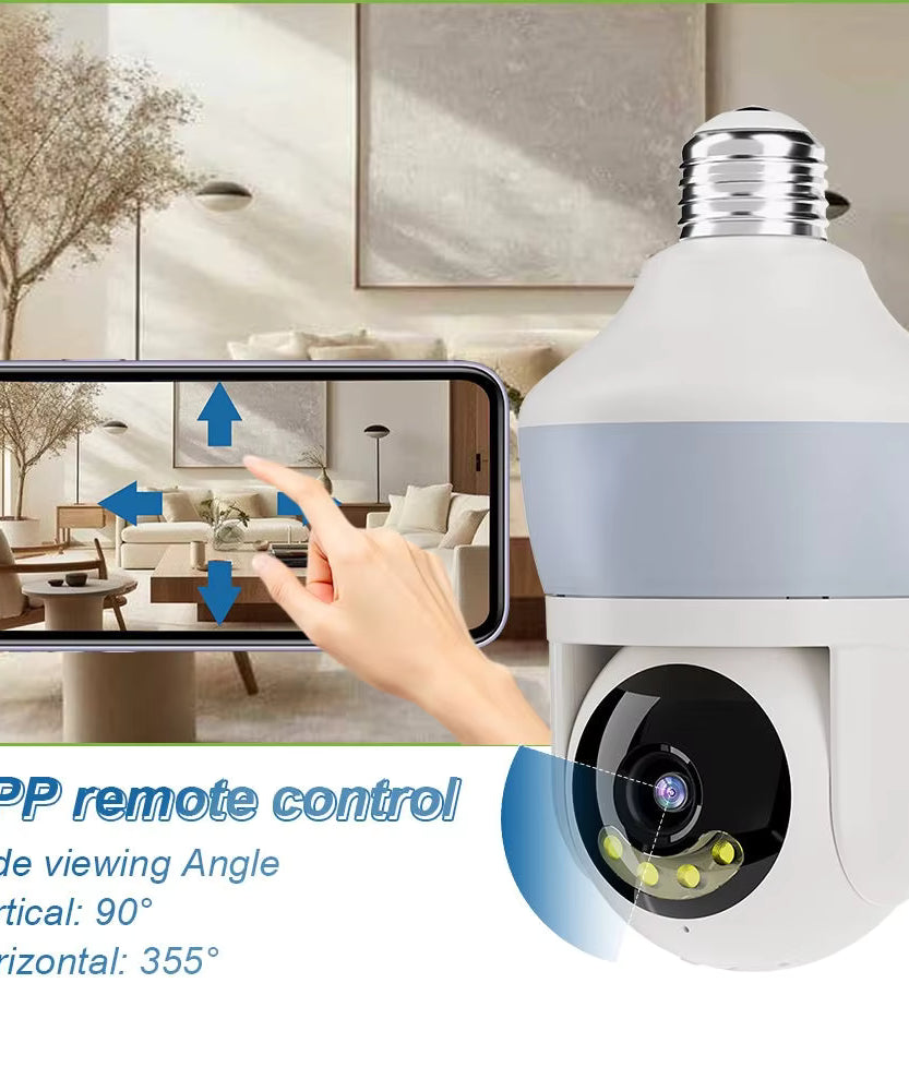 My UrbanIQ™ Premium 360° Smart Camera Bundle | Canada Edition (Includes Free 32GB SD Card + Indian B22 Converter + Holder)