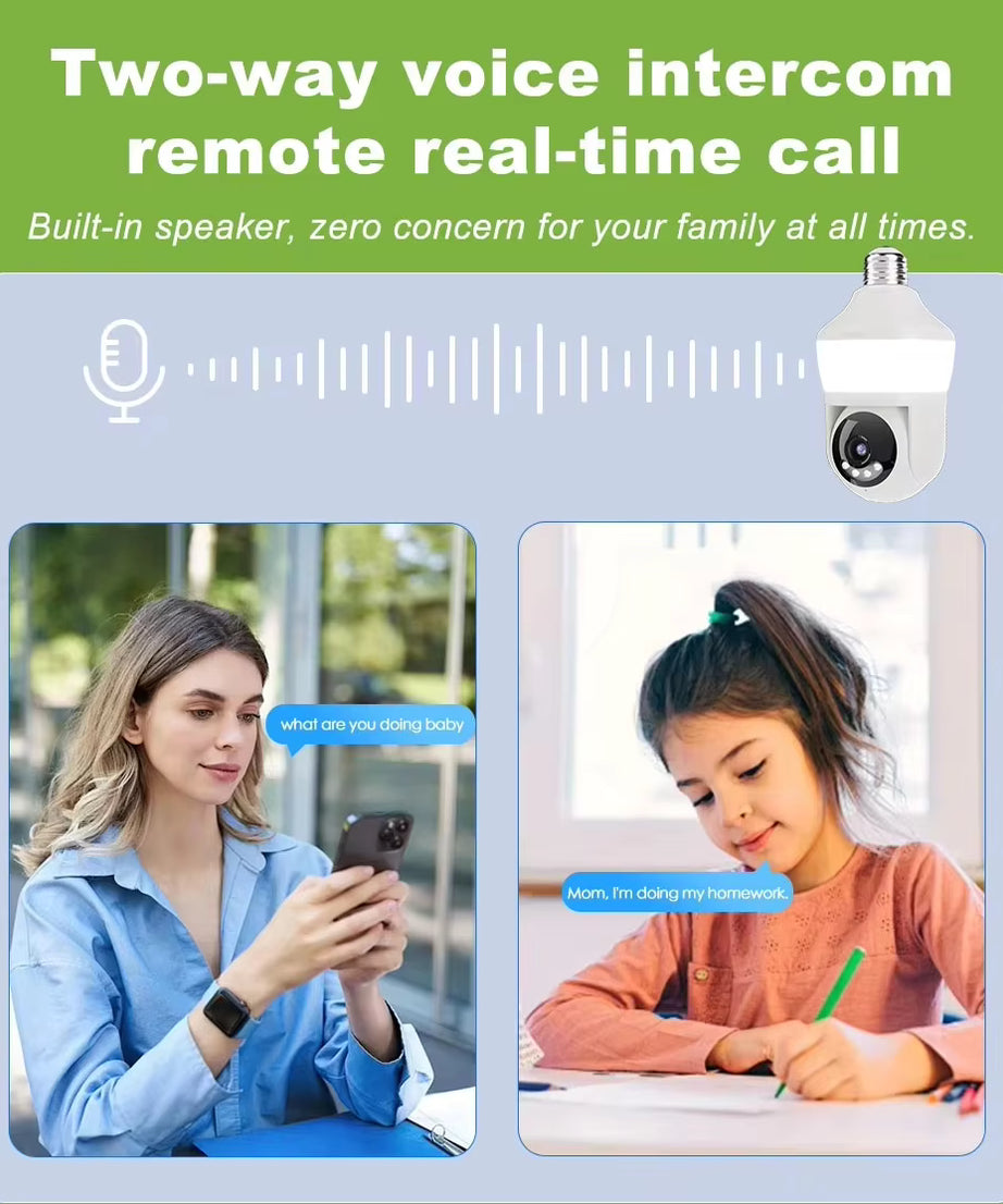 My UrbanIQ™ Premium 360° Smart Camera Bundle | Canada Edition (Includes Free 32GB SD Card + Indian B22 Converter + Holder)