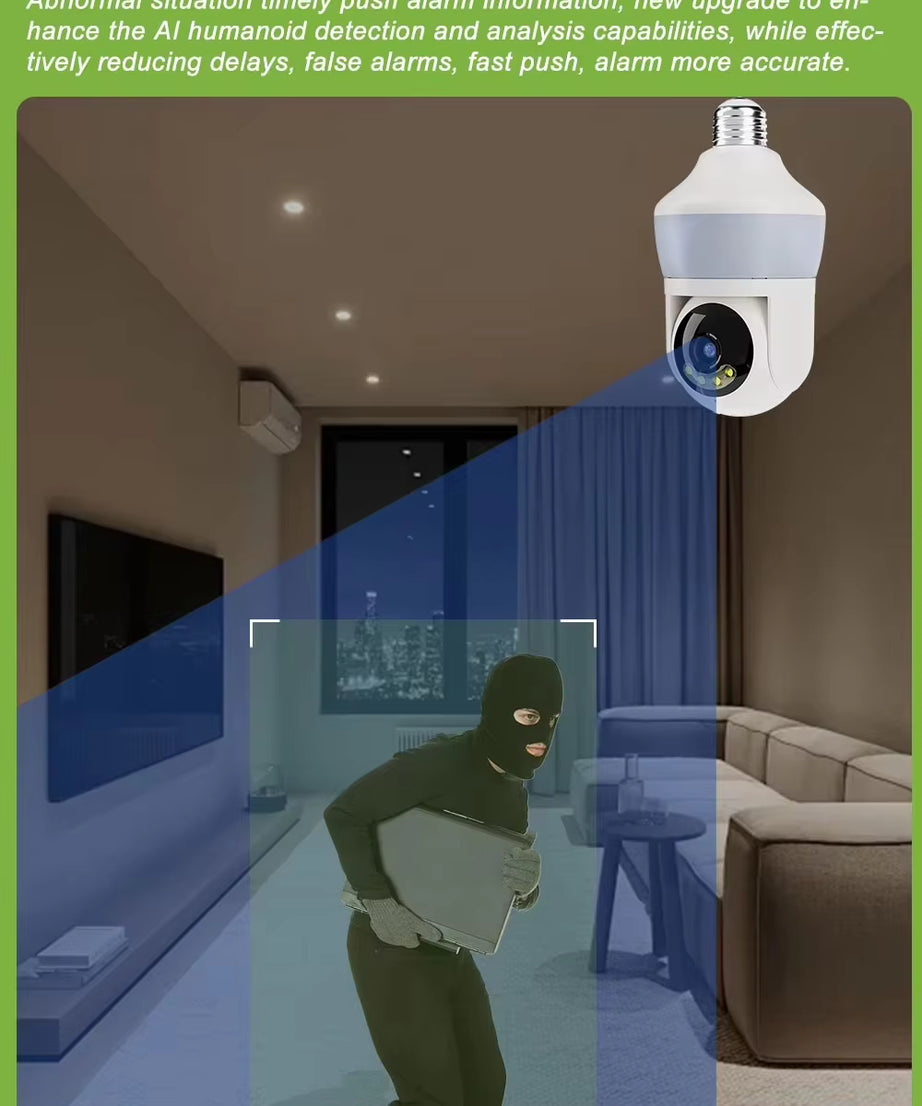 My UrbanIQ™ Premium 360° Smart Camera Bundle | Canada Edition (Includes Free 32GB SD Card + Indian B22 Converter + Holder)