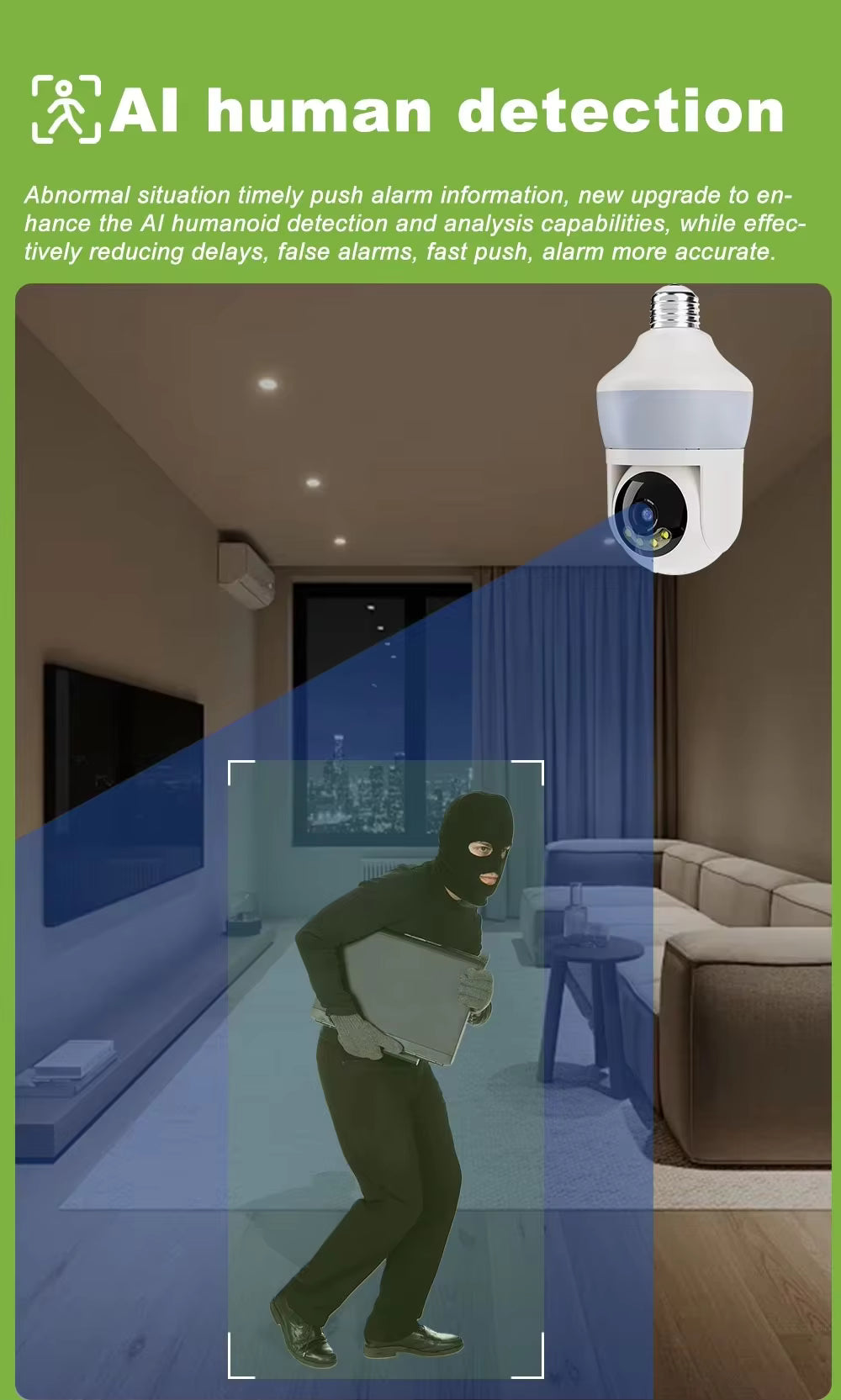 My UrbanIQ™ Premium 360° Smart Camera Bundle | Canada Edition (Includes Free 32GB SD Card + Indian B22 Converter + Holder)